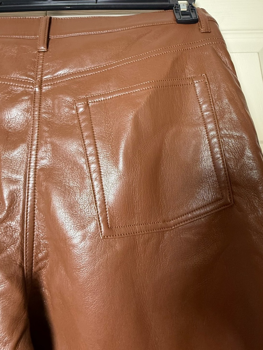 Aritzia Wilfred Melina Super High-Rise Pant Faux Leather Pants - Picture 5 of 10